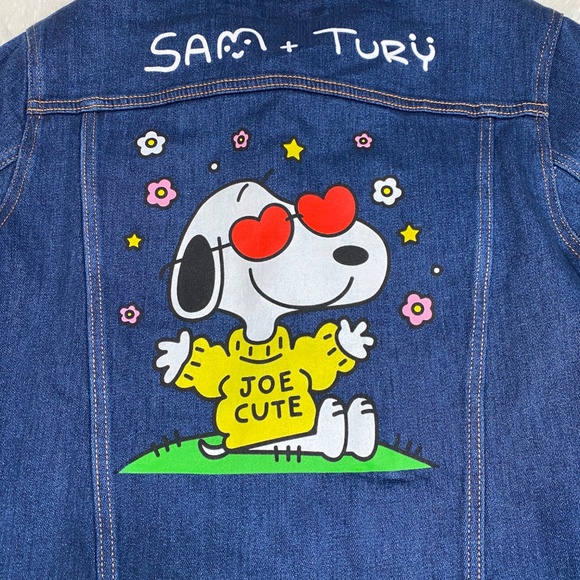 Peanuts Jackets & Coats Peanuts Snoopy X Sam And Tury Jean Jacket